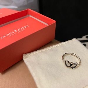 double heart ring